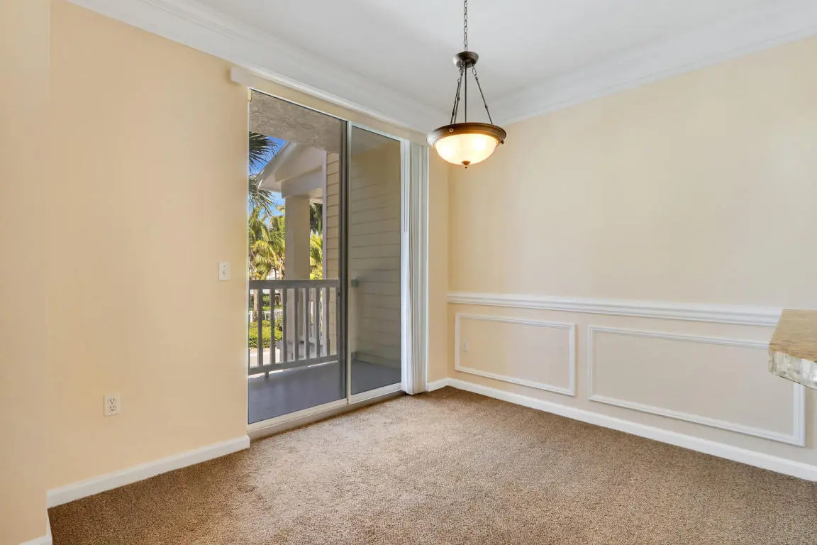 Dining area at 255 Murcia Drive 203, Jupiter