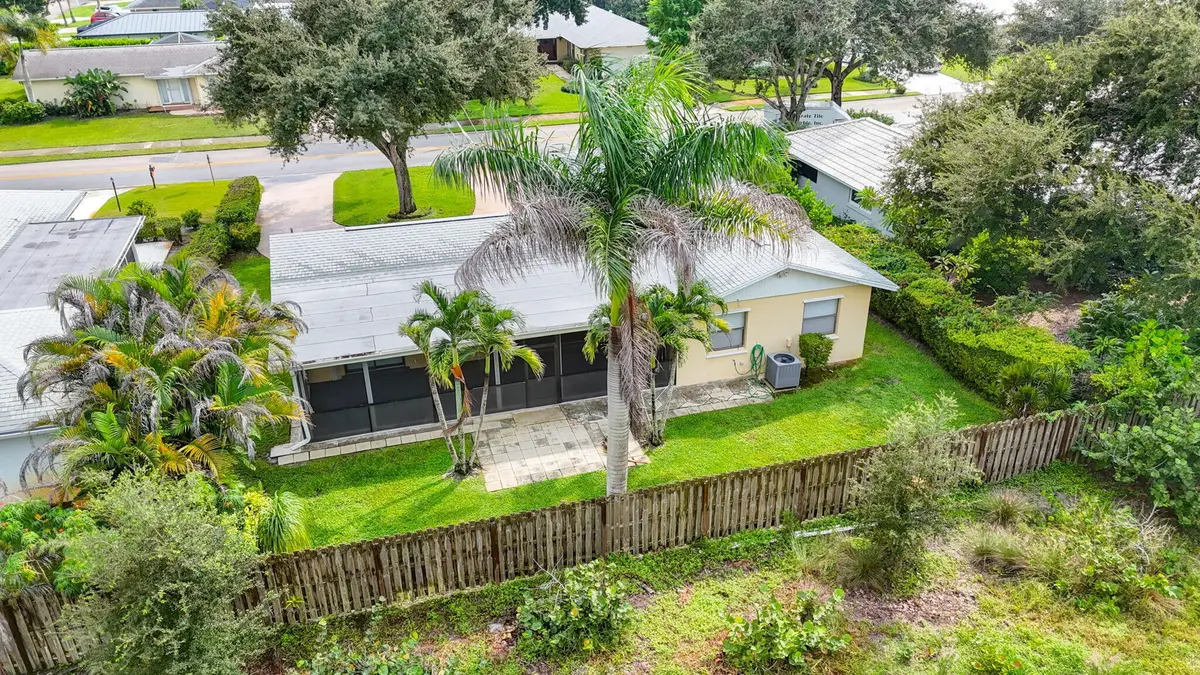 Aerial Back at 9881 SE LITTLE CLUB Way, Jupiter