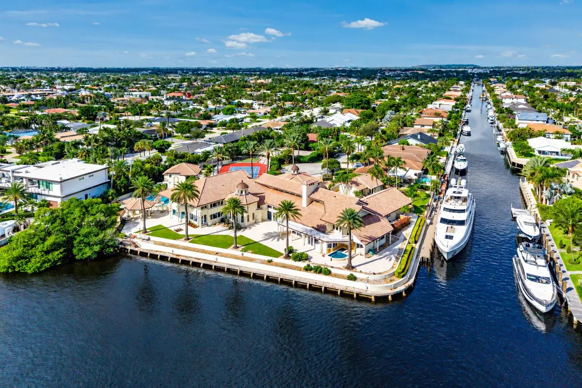 Waterfront Mansion and Yacht Haven at 3100 NE 46th Street, Lighthouse Point
