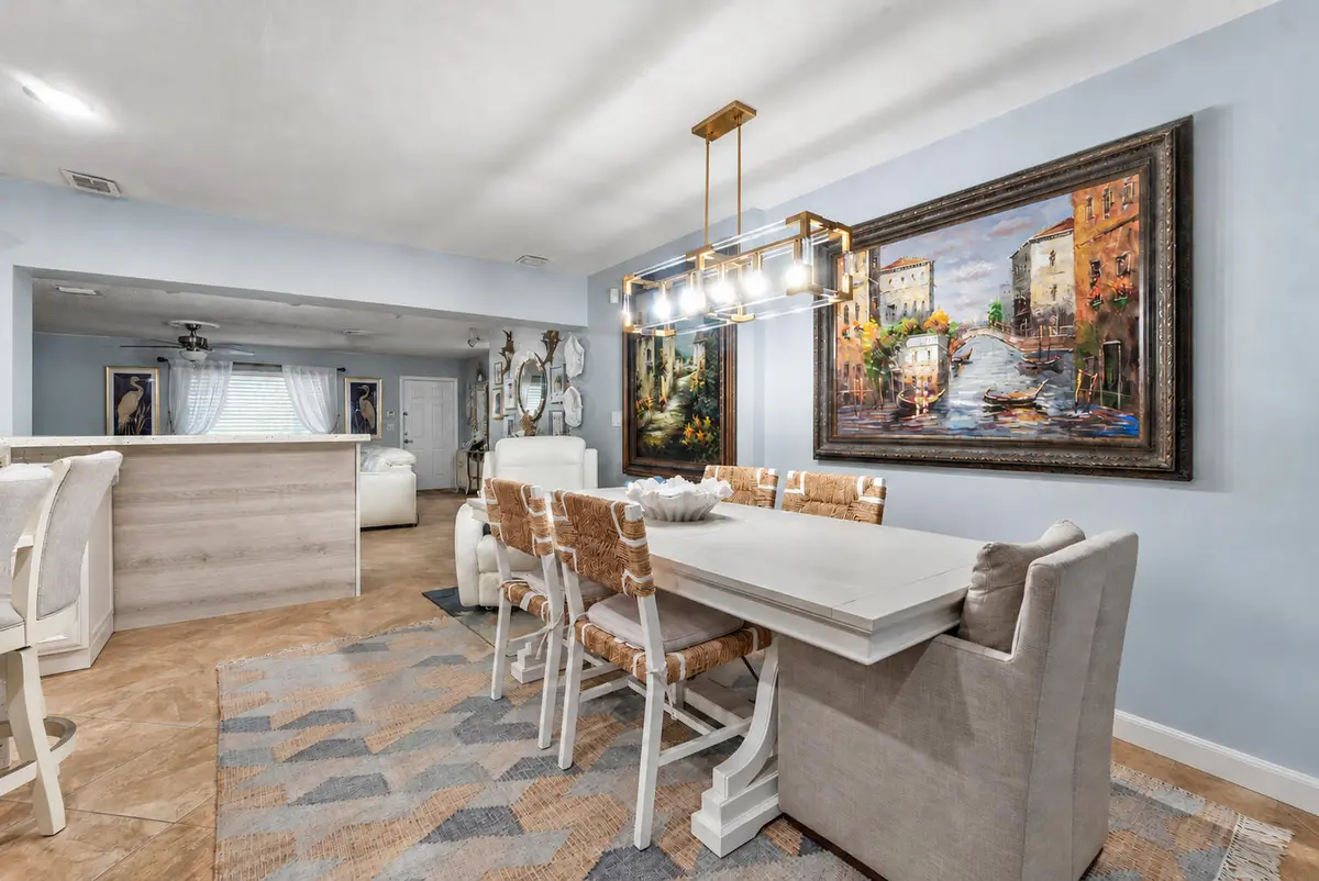 Dining Area at 949 Laurel Road, North Palm Beach