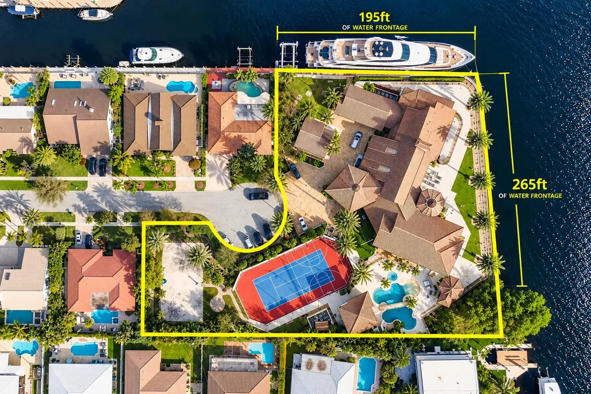 Waterfront Estate With 195ft Frontage at 3100 NE 46th Street, Lighthouse Point