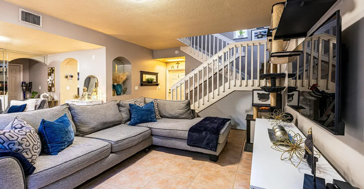 living area at 8422 NW 140th Terrace 3603, Miami Lakes
