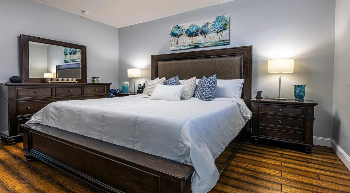 master bedroom at 8422 NW 140th Terrace 3603, Miami Lakes