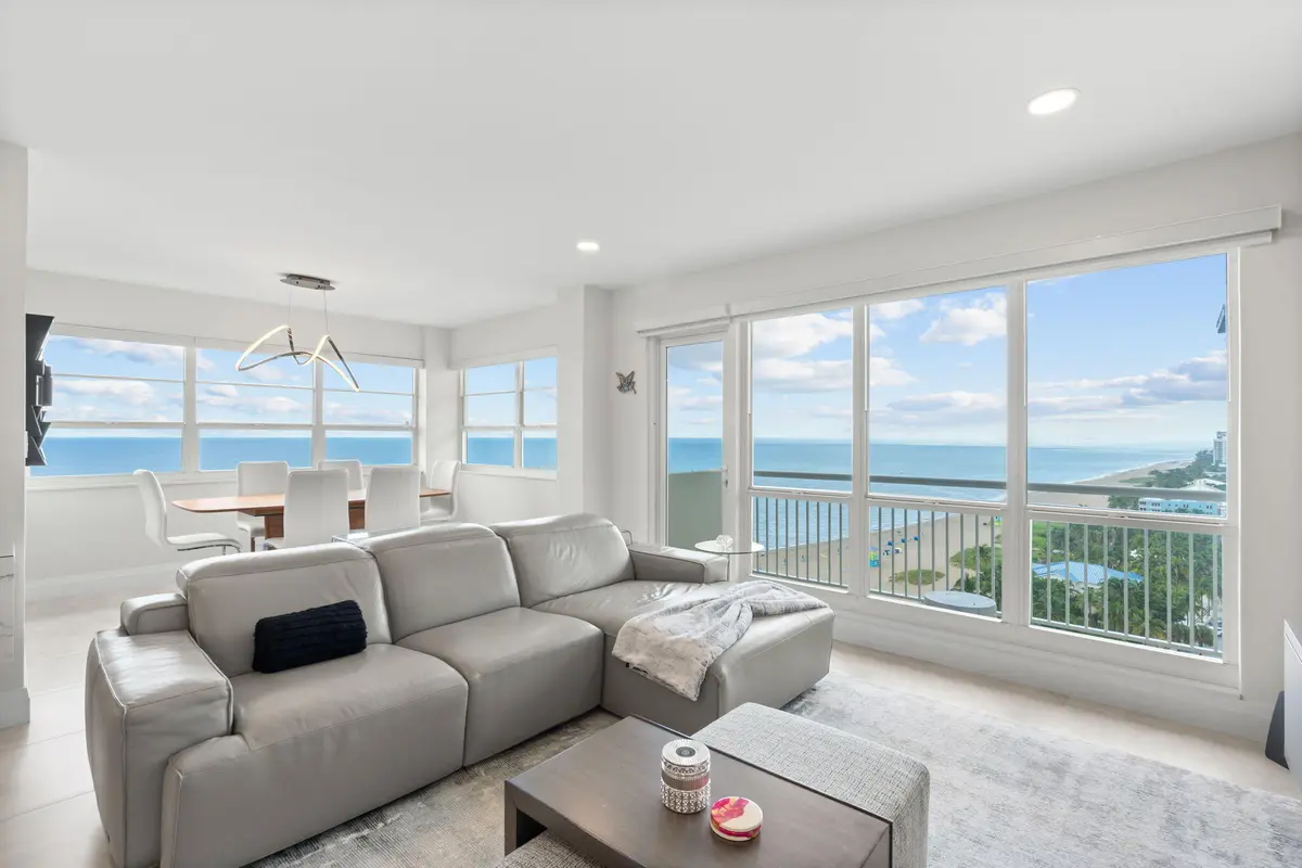 Living Room at 133 N POMPANO BEACH Boulevard PH-11, Pompano Beach