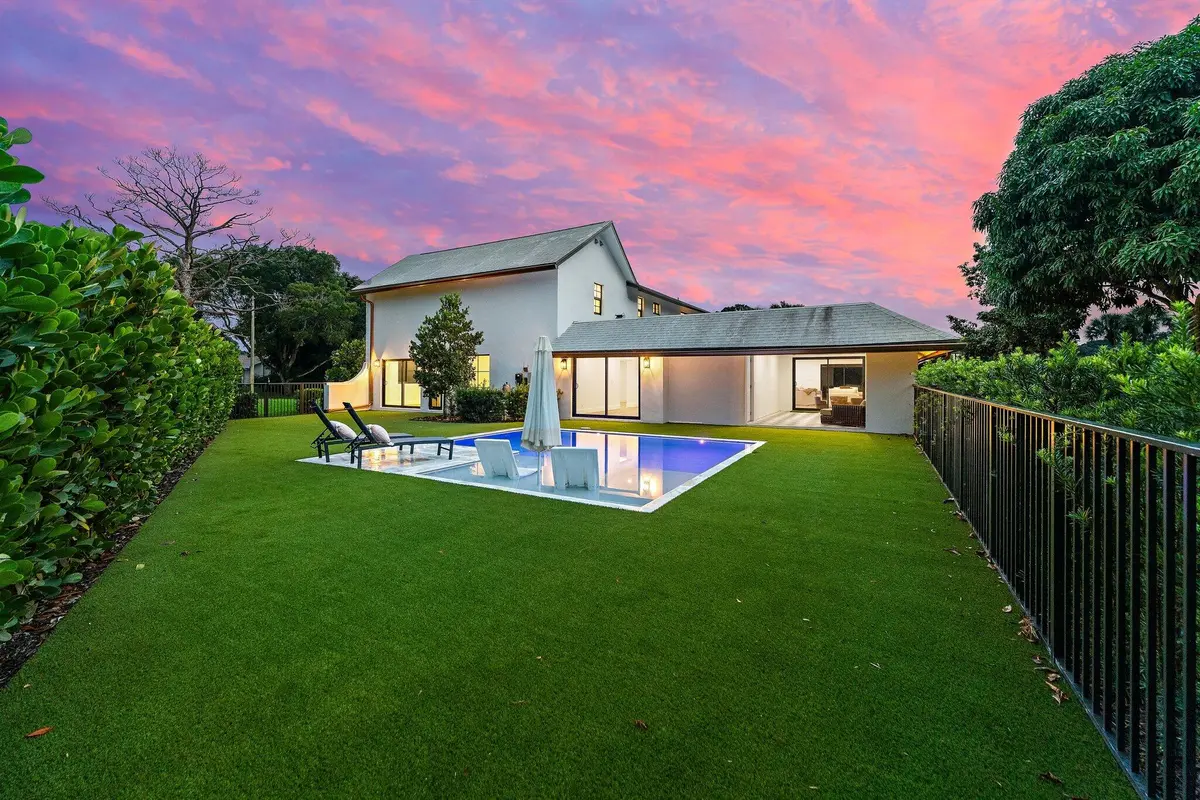 Pool & Side Yard at 4456 Hickory Drive, Palm Beach Gardens
