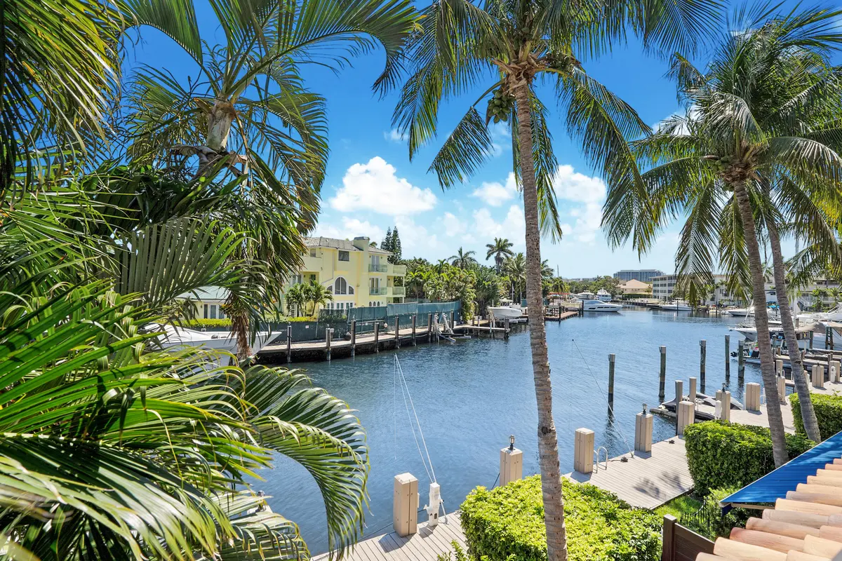 Wide canal view at 2744 NE 14th Street, Fort Lauderdale