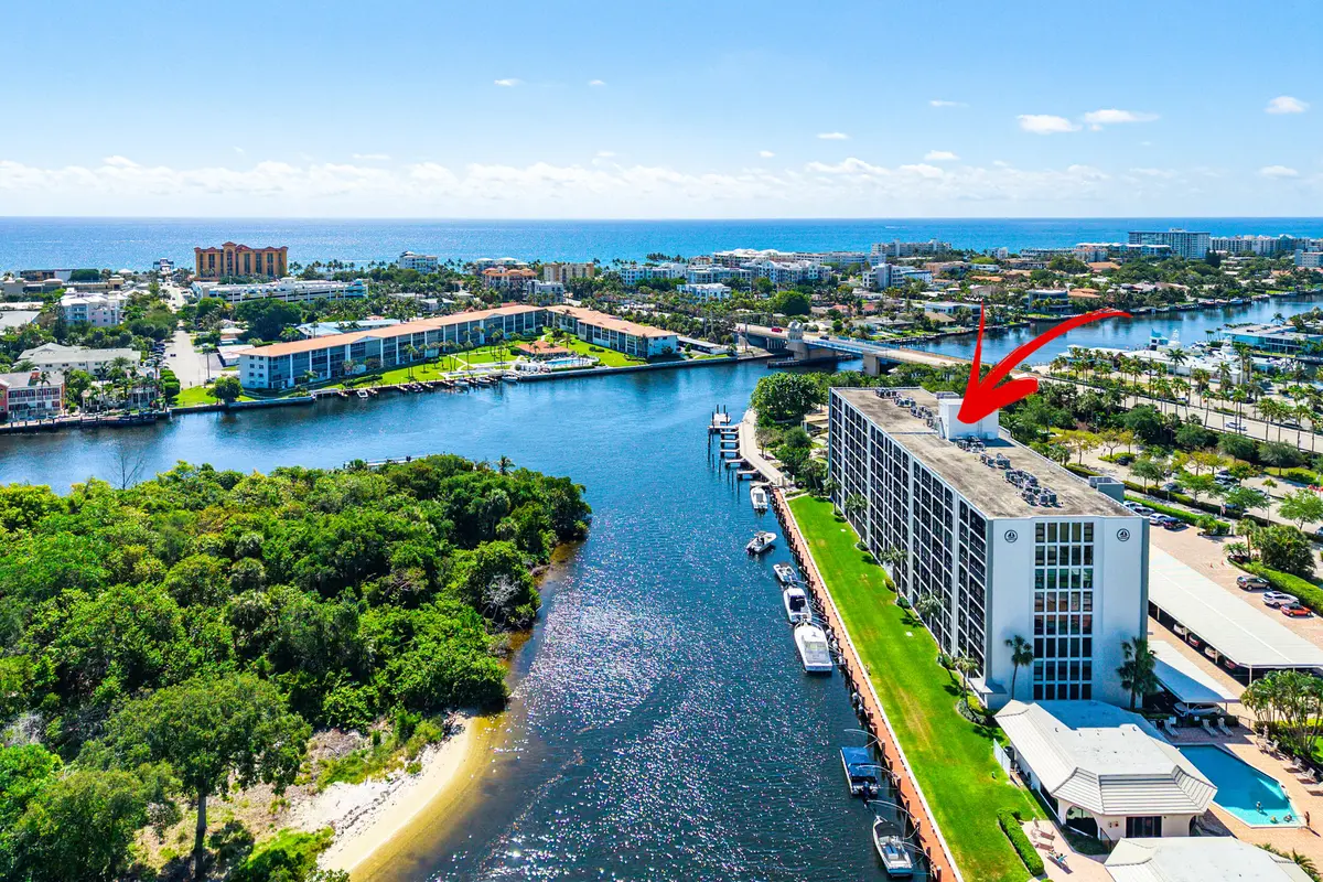 Aerial at 1631 Riverview Road 505, Deerfield Beach
