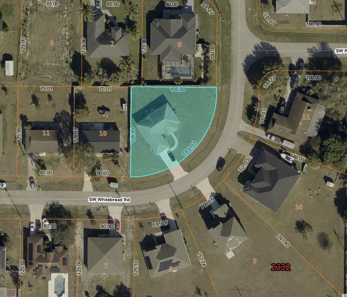 Oversized Corner Lot at 4256 SW Whitebread Road, Port St. Lucie
