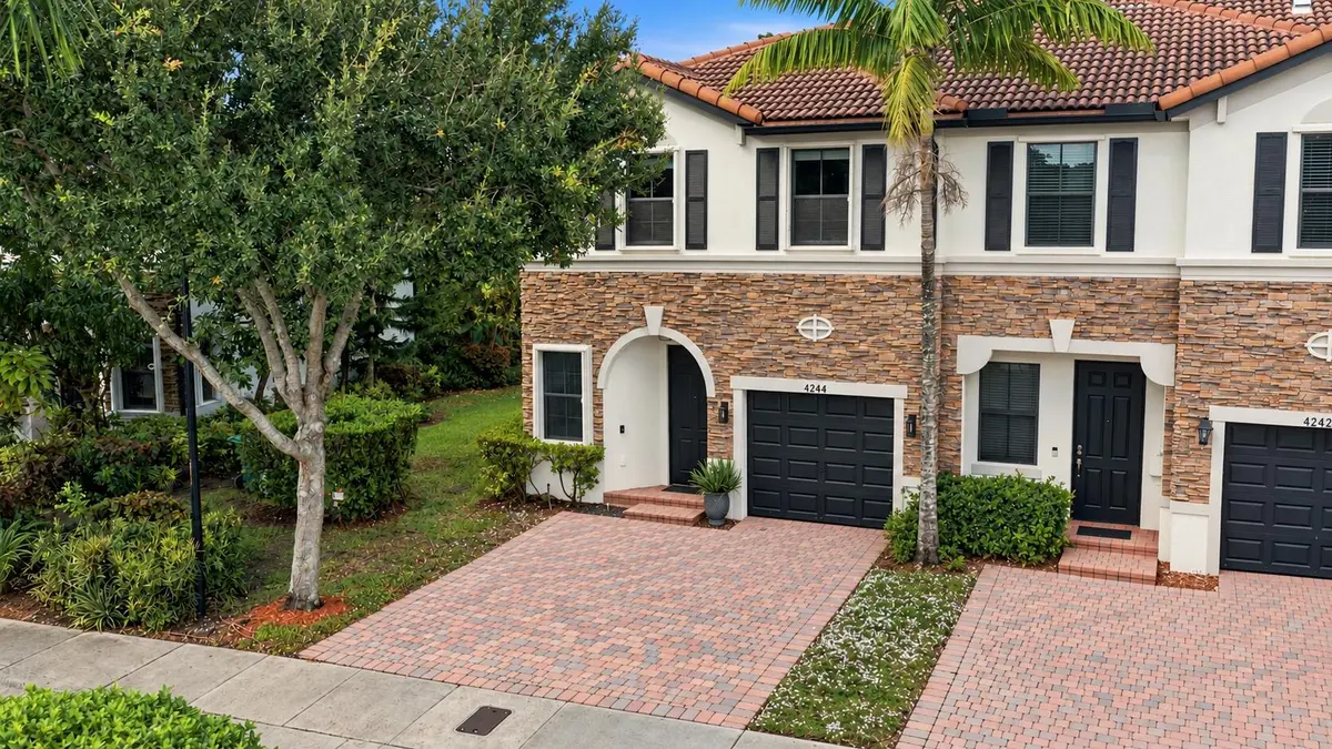 Townhouse 4244 with clean driveways at 4244 SW 164TH Court, Miami