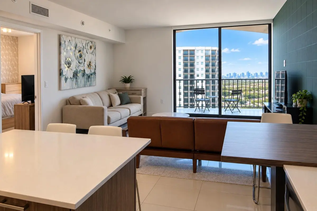 Living Room 1 at 5252 NW 85th Avenue 1607, Doral