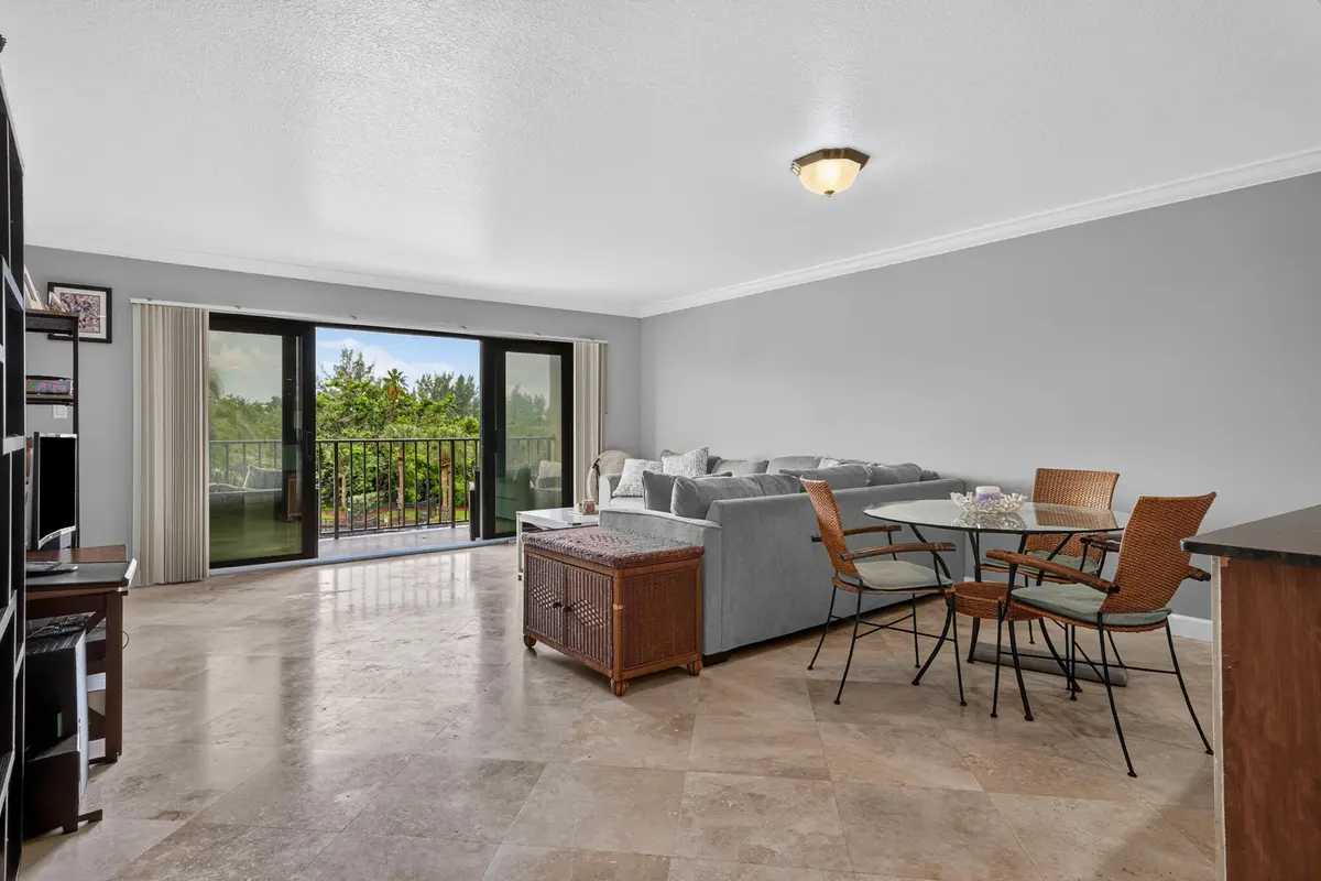 Dinning/ Living room at 801 S Ocean Drive 307, Fort Pierce