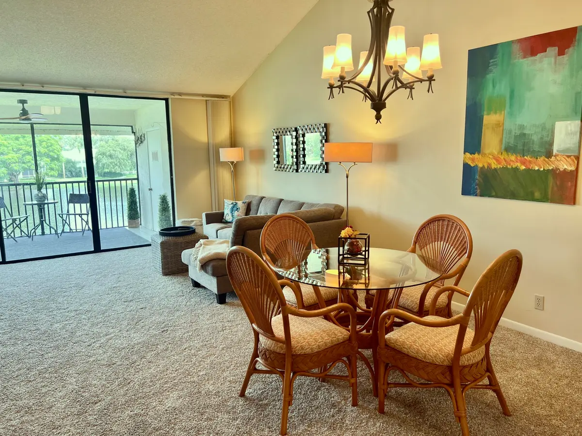 Living and dinning at 6944 BRIARLAKE Circle 201, Palm Beach Gardens