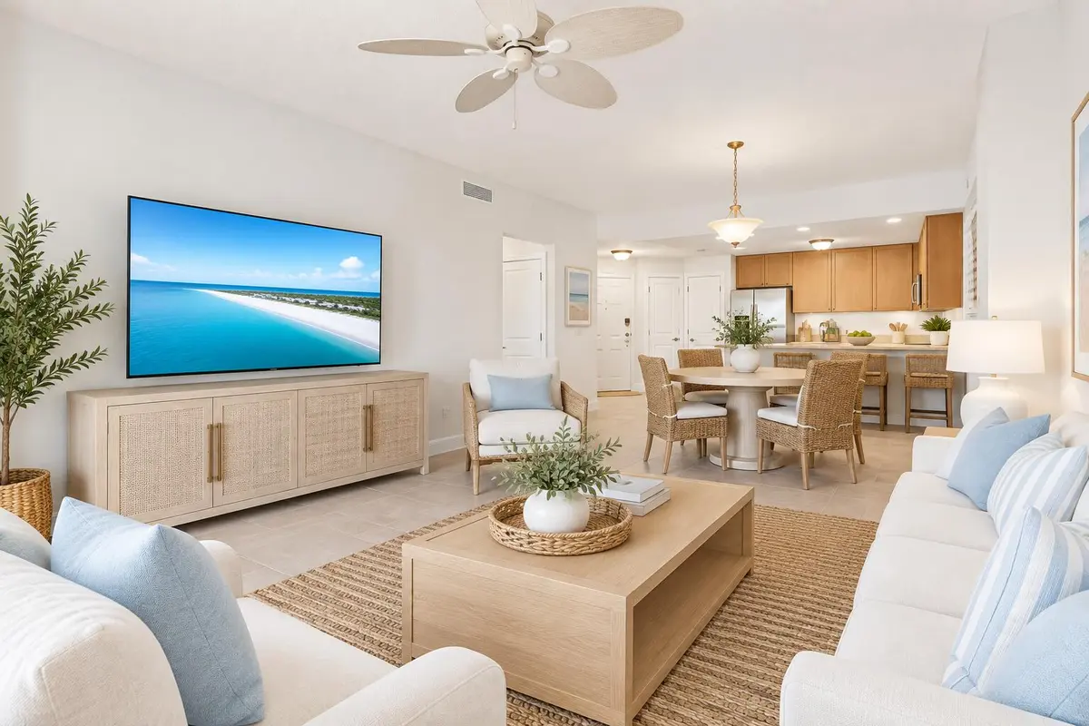 Great Room - Open to Kitchen at 822 Bay Colony Drive, Juno Beach