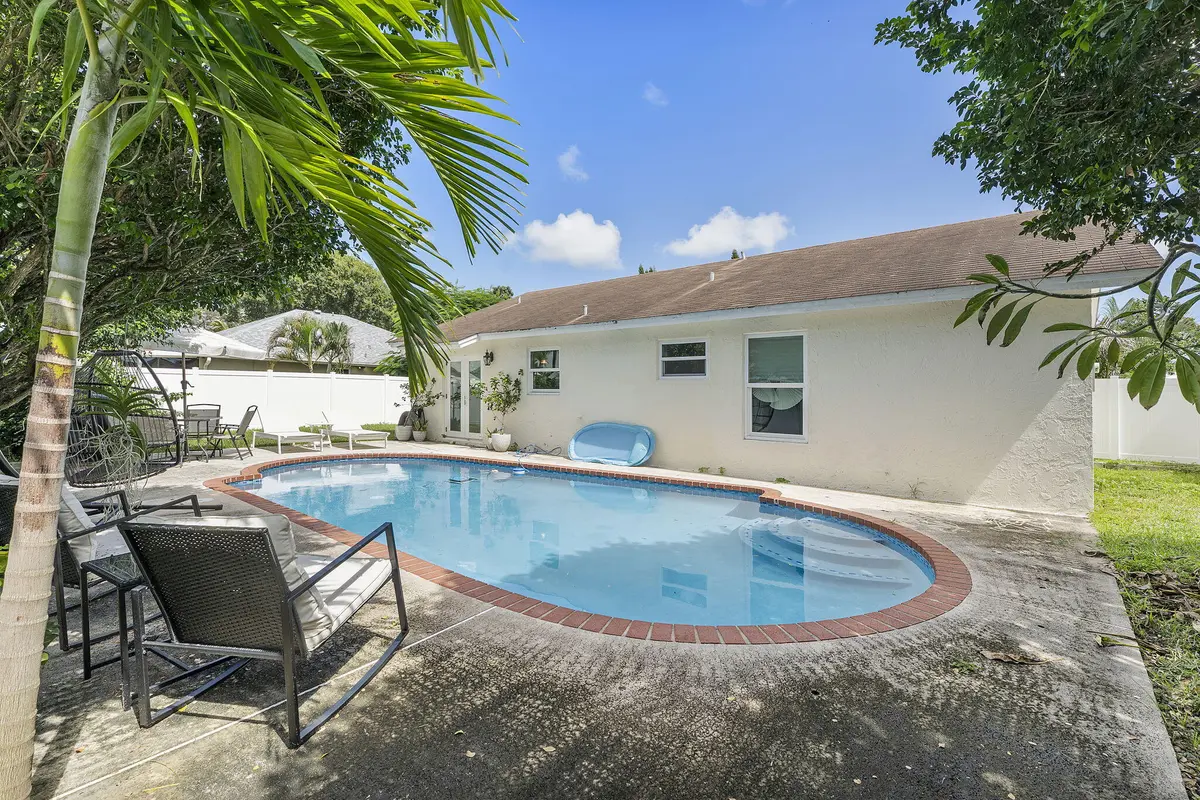 Pool in Back Yard at 14529 Sunset Pine Drive, Delray Beach