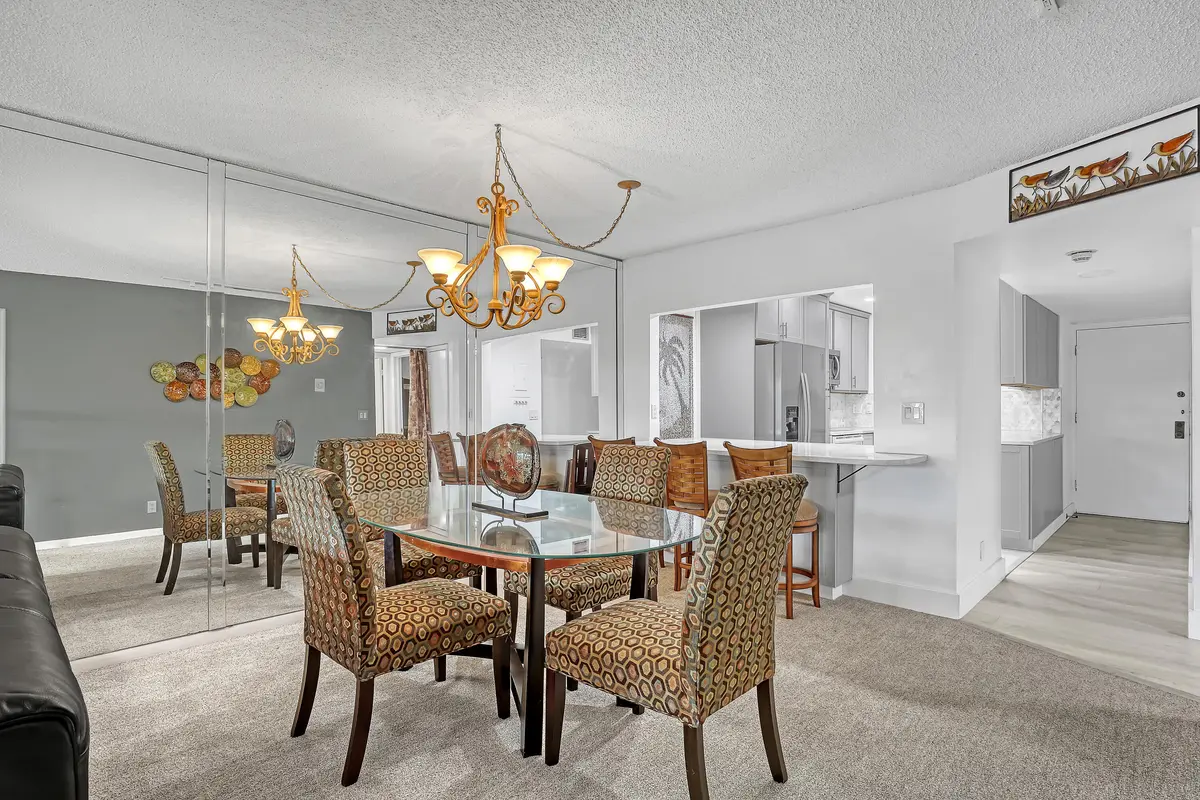 dining area at 1100 Surf Road 215, Singer Island