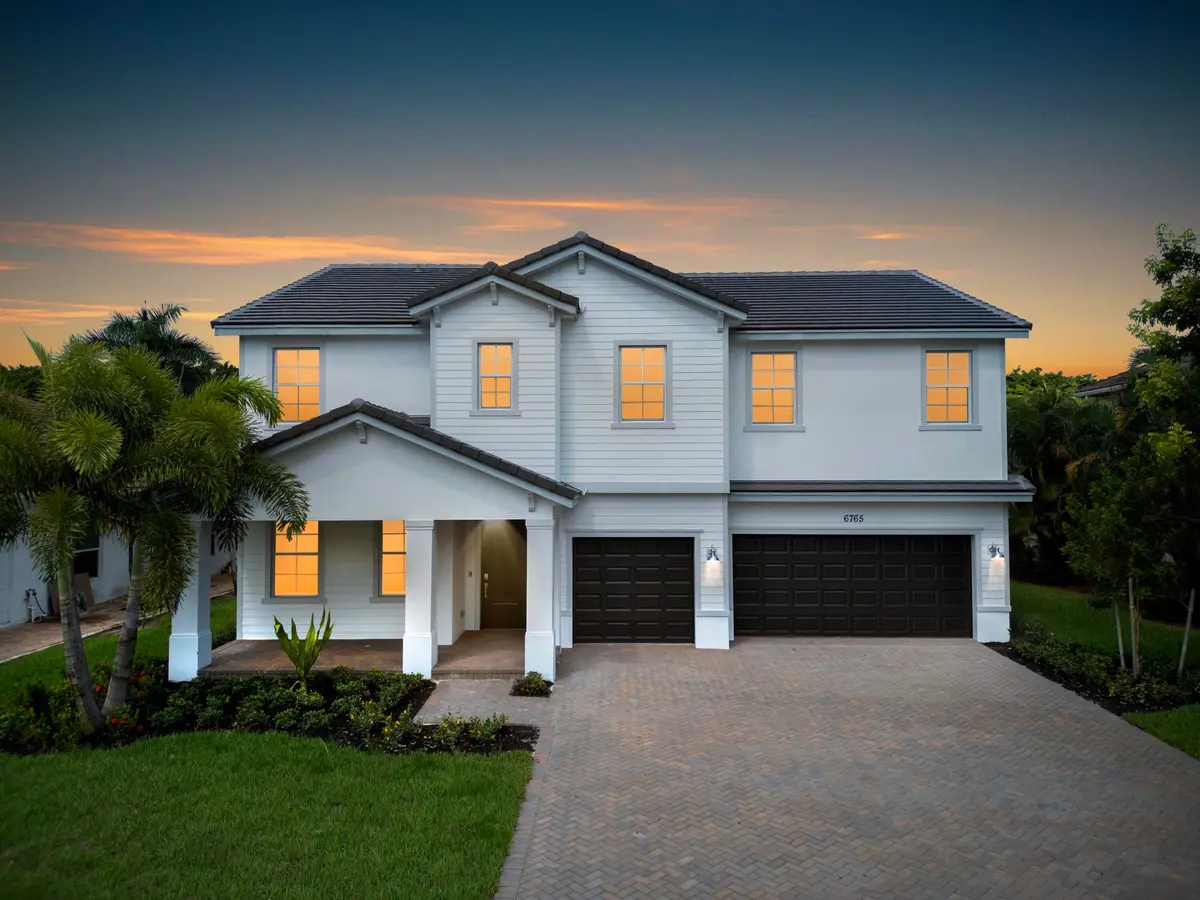 Front Dusk at 6765 COBIA Circle, Boynton Beach