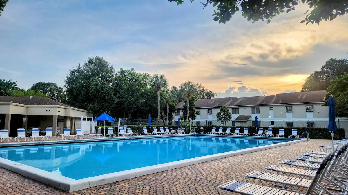 Pool at 717 Gardens Drive 206, Pompano Beach