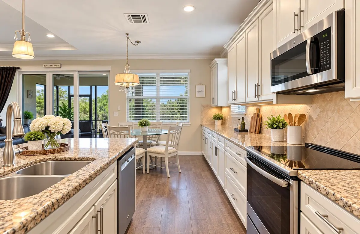 Bright Modern Kitchen and Dining Nook at 11331 SW LAKE PARK Drive, Port St. Lucie