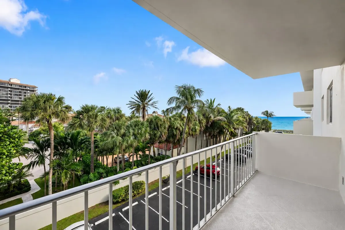 Ocean View from Balcony at 630 Ocean Drive 407, Juno Beach