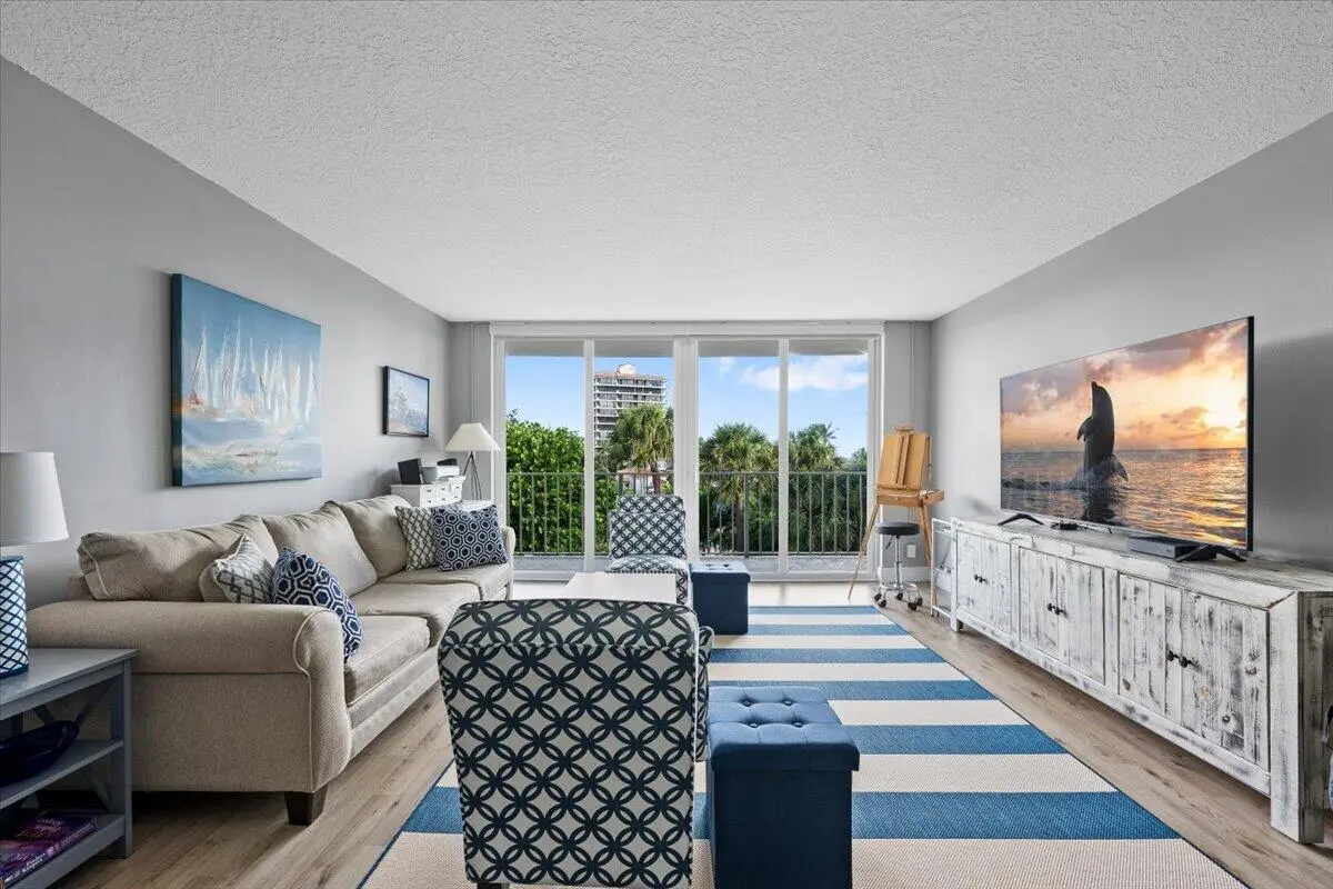 Living Room at 630 Ocean Drive 407, Juno Beach