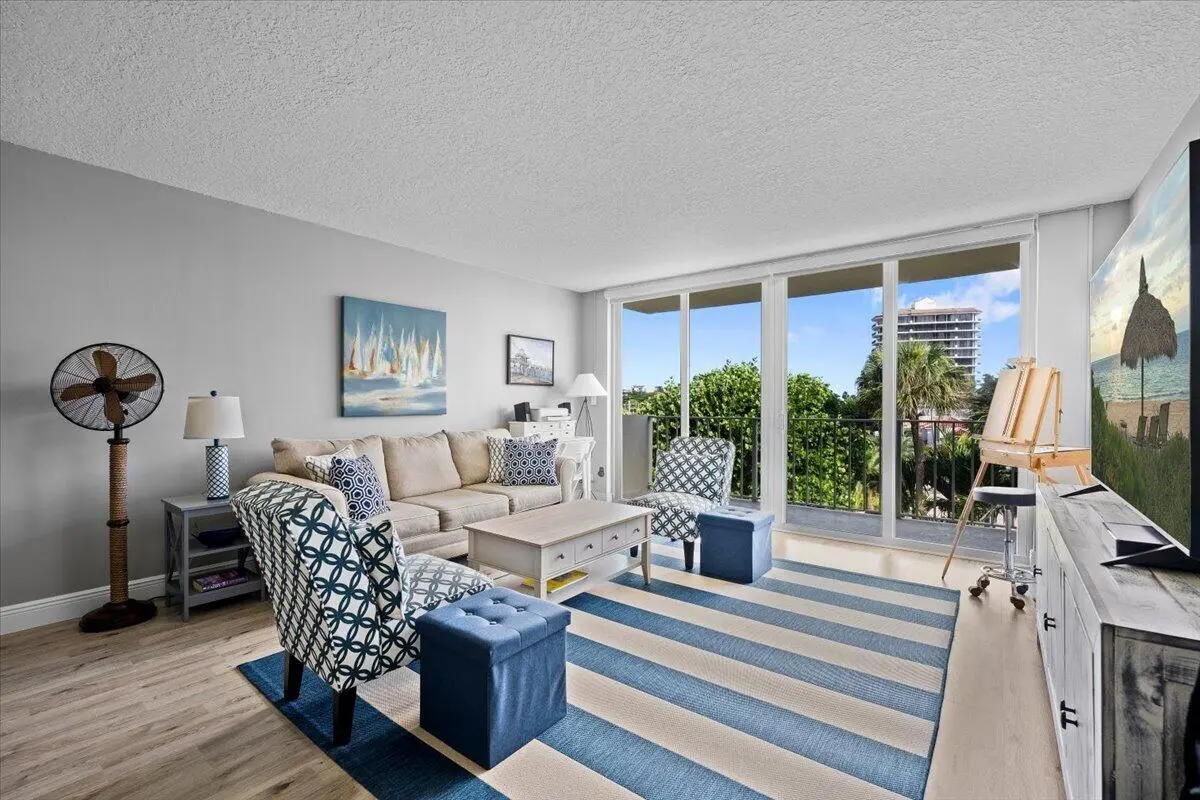 Living Room at 630 Ocean Drive 407, Juno Beach
