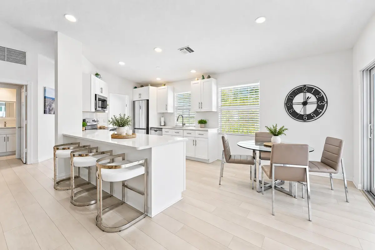 Kitchen & Dining Area at 8282 Old Forest Road, Palm Beach Gardens