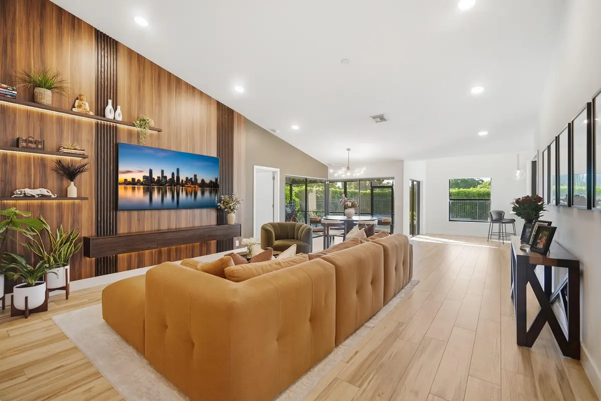 Living room at 10210 Fresh Meadow Lane, Boca Raton