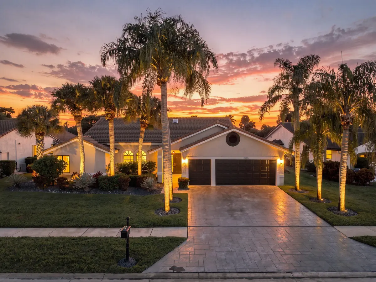 Sunset at 10210 Fresh Meadow Lane, Boca Raton