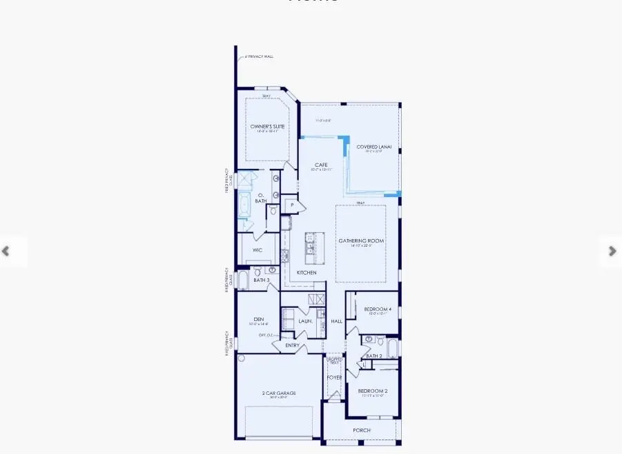 66 floorplan at 13802 Dalrada Avenue Brixton 66, Palm Beach Gardens