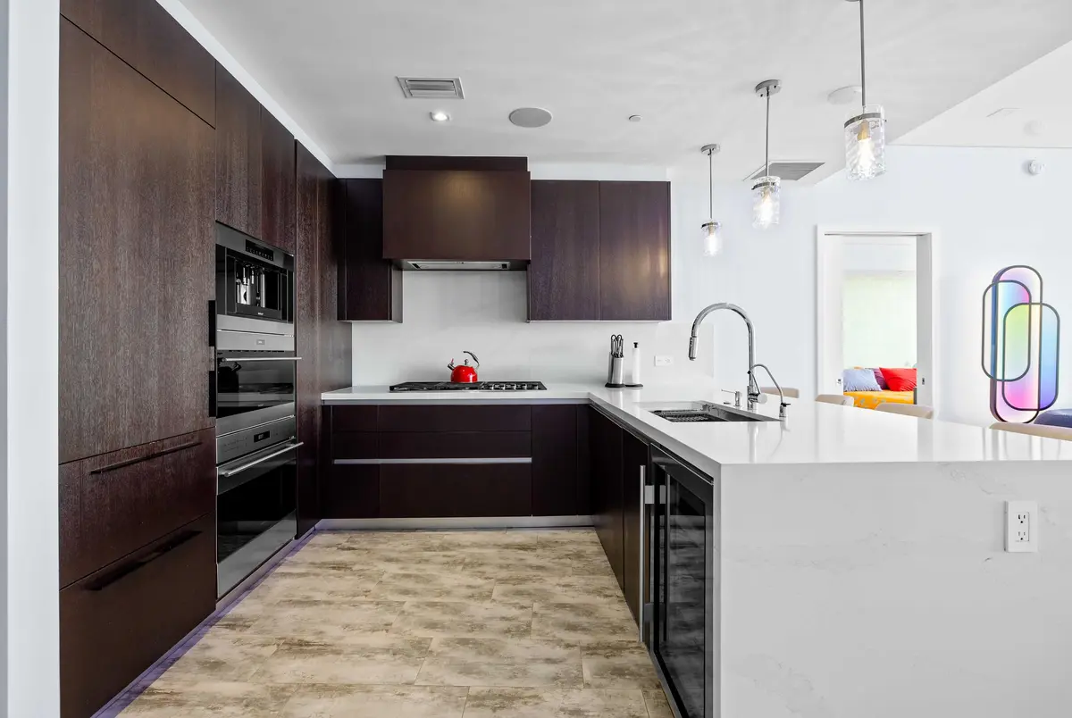 Kitchen at 2200 N OCEAN Boulevard S1402, Fort Lauderdale