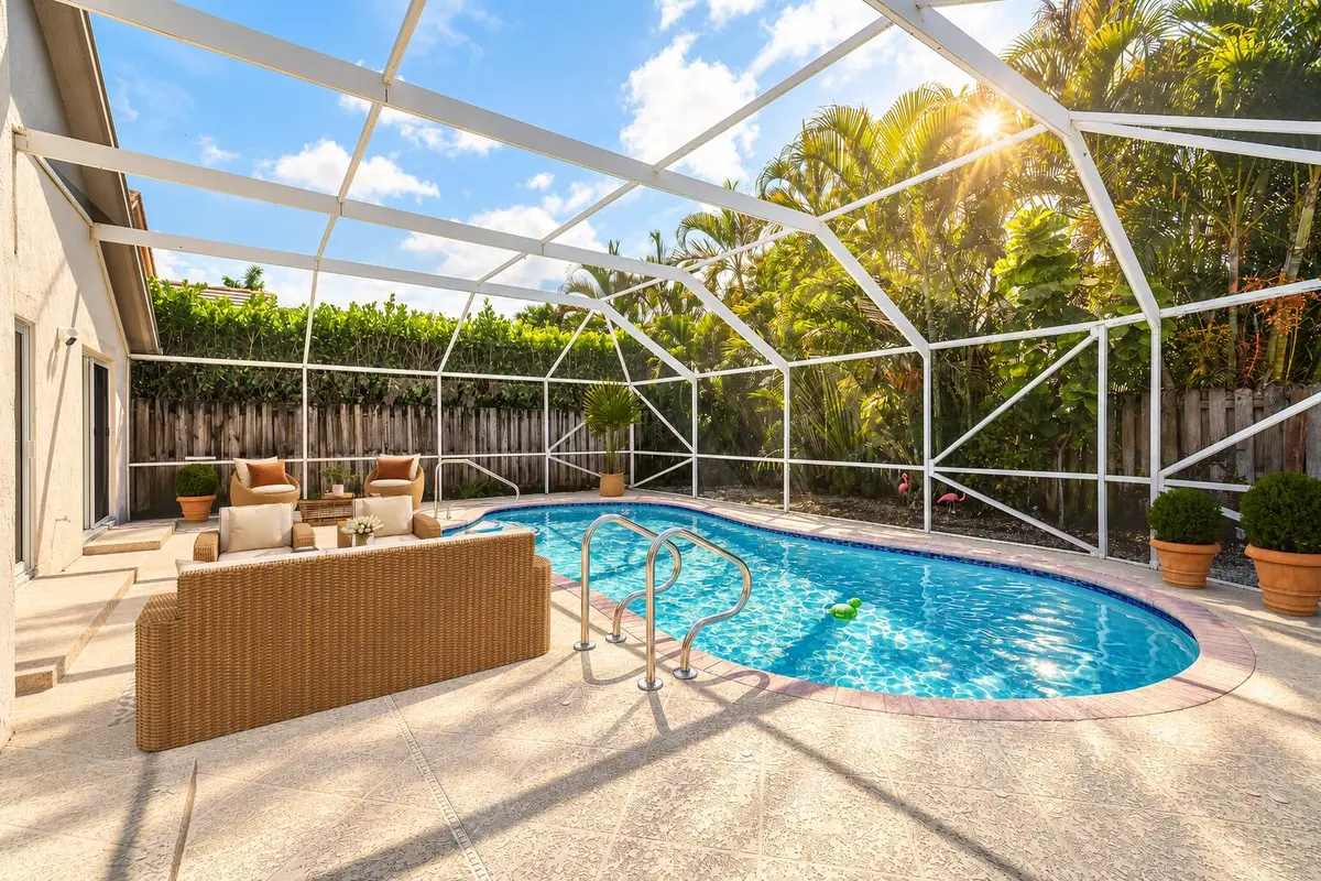 Pool & Patio at 7369 Ashley Shores Circle, Lake Worth