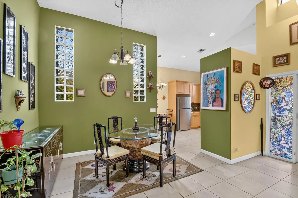 Dining Room at 183 Island Way, Greenacres