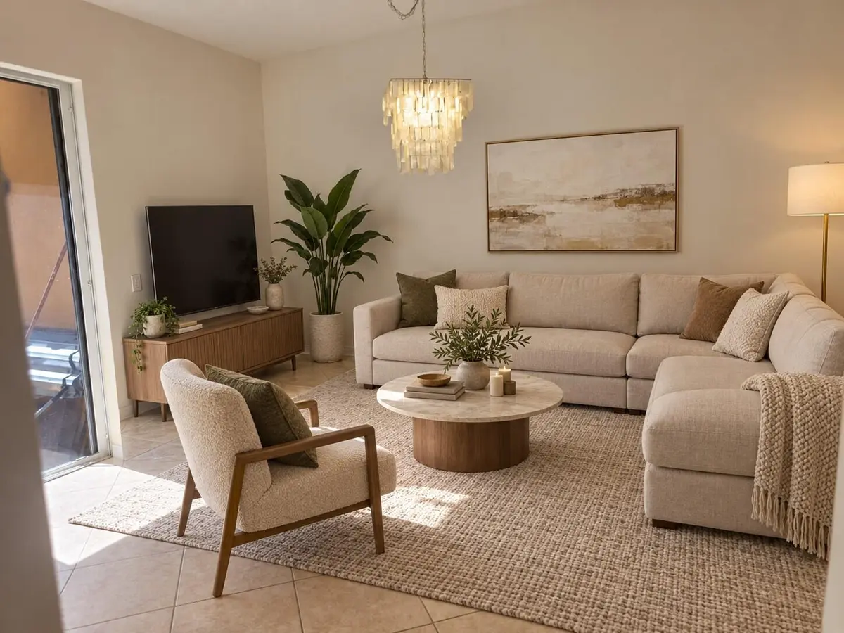 room2_virtual_staging_furnished at 2319 MARINER Court 2706, Dania Beach