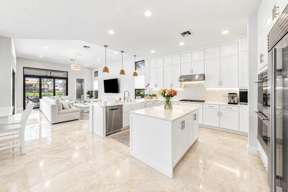 Coastal Kitchen/ Family Room at 16716 Strasbourg Lane, Delray Beach