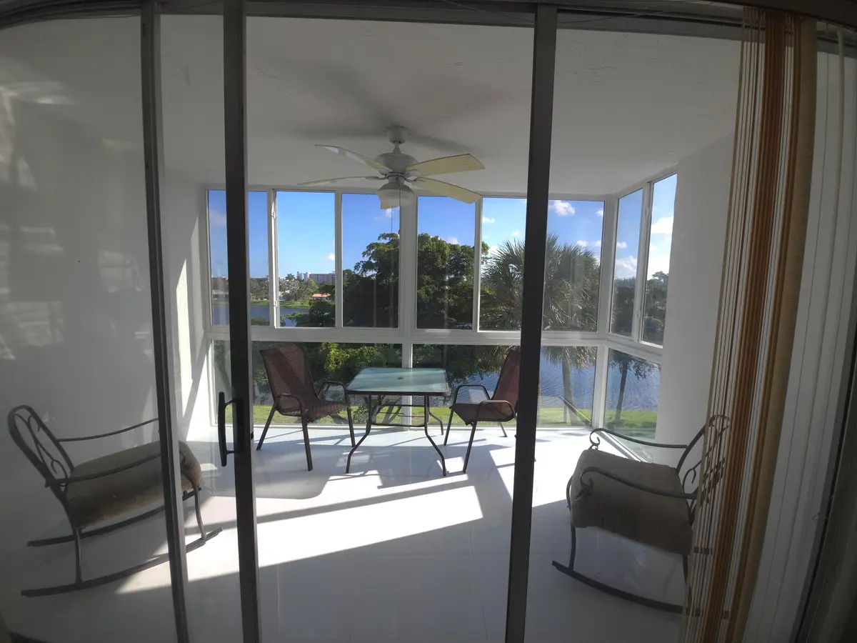 Enclosed patio bonus room at 3150 N Course Lane 409, Pompano Beach