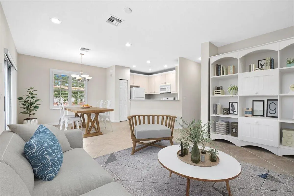 Great Room (Living / Dining Areas) at 107 Evergrene Parkway, Palm Beach Gardens