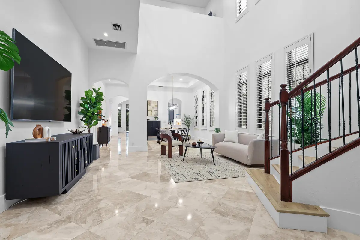 Living room at 9417 SATINLEAF Place, Parkland