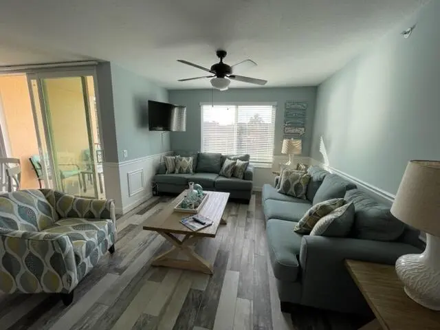 living room with waterview at 110 Villa Circle 110, Boynton Beach
