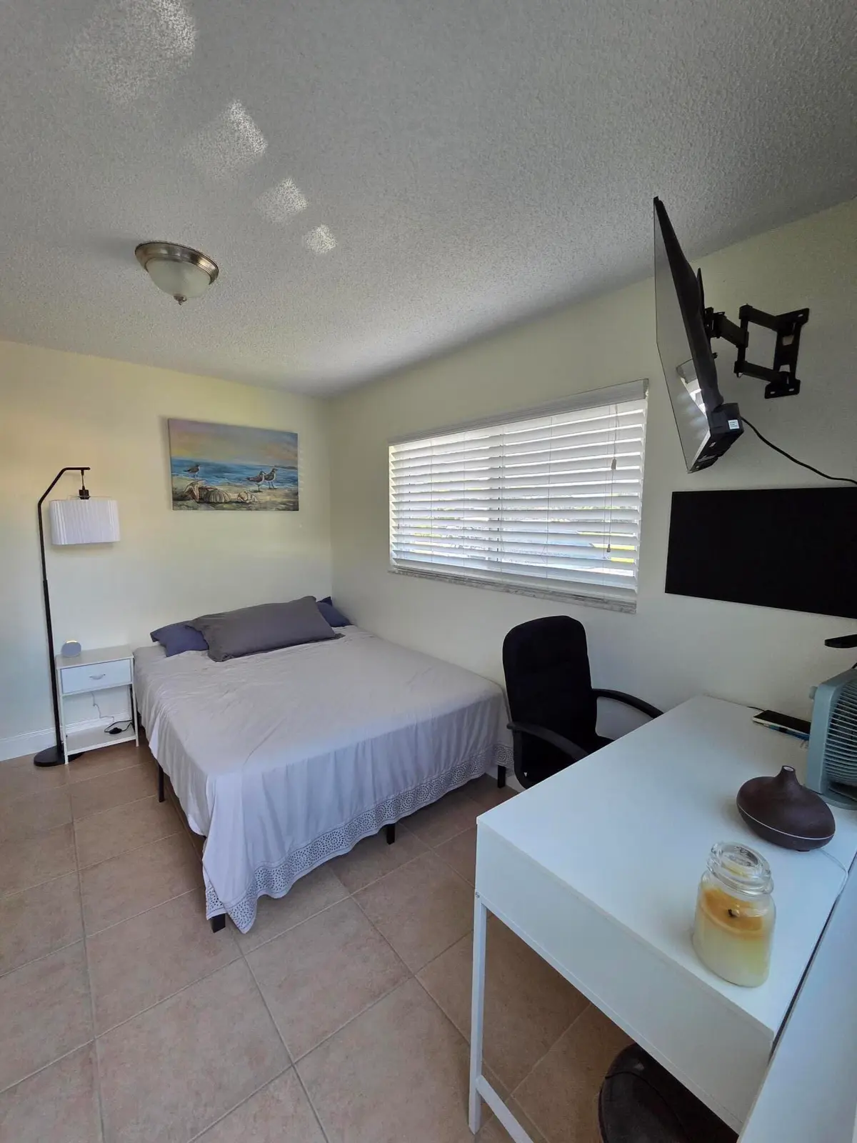 Bedroom, entrance view at 3190 NW 66TH Unit #1, Fort Lauderdale