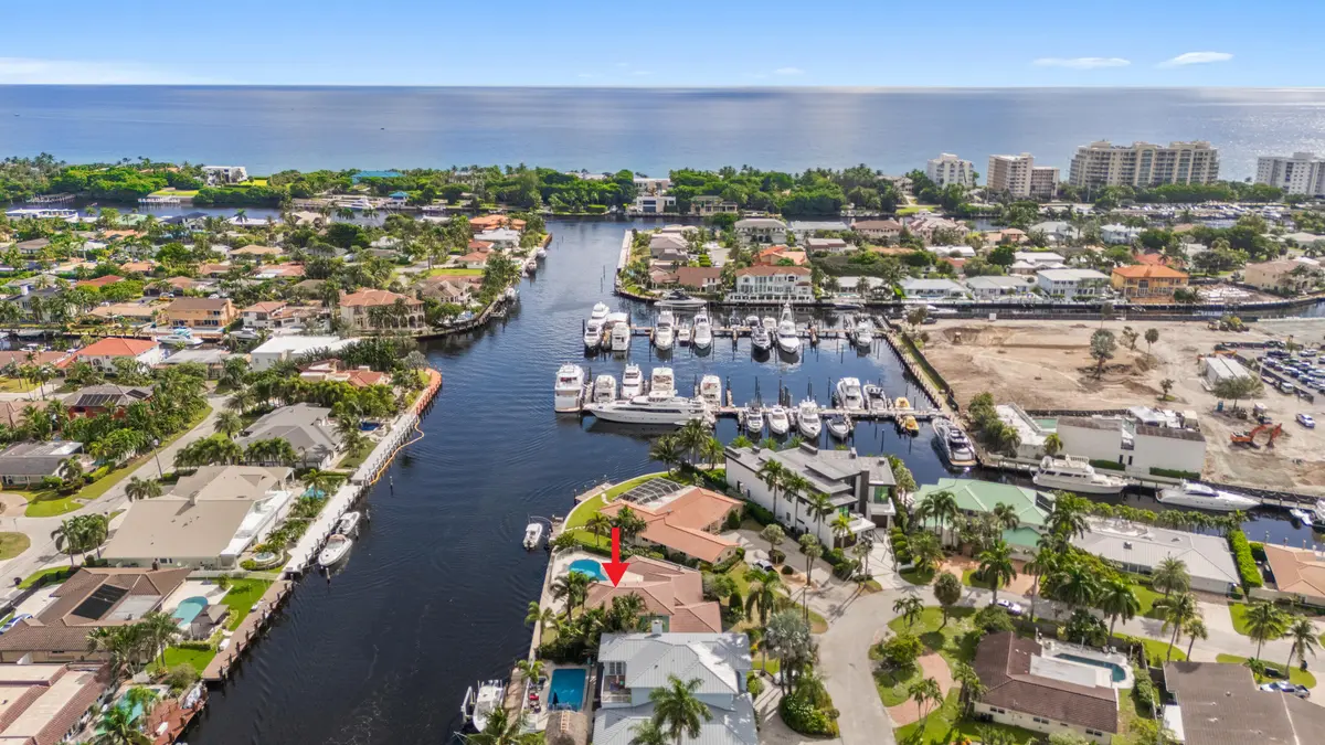 Aerial Neighborhood View at 2651 NE 43RD Street, Lighthouse Point