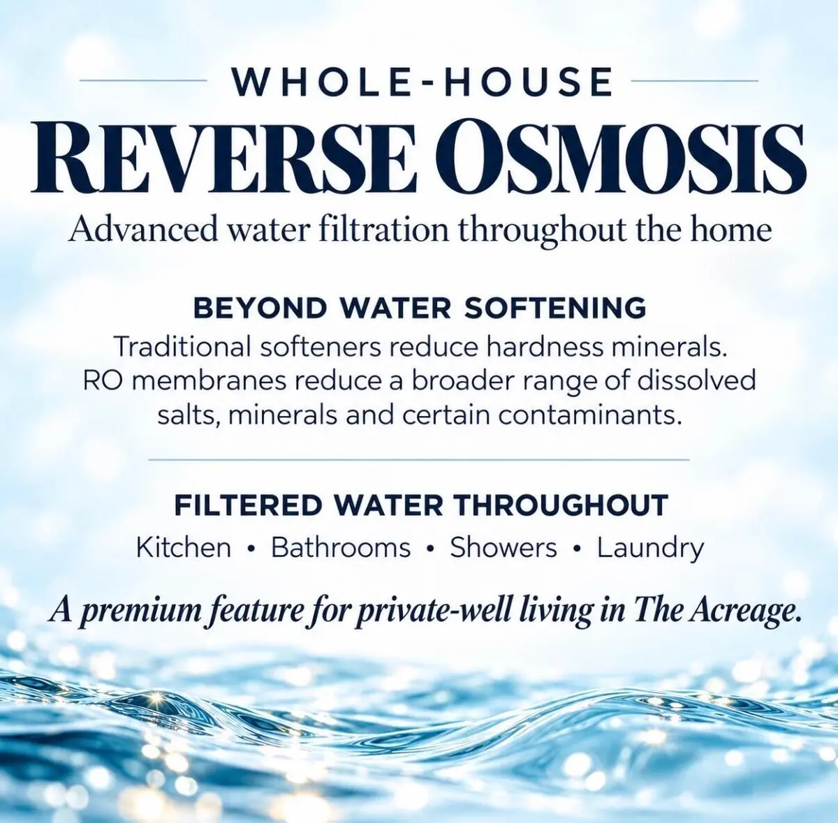 reverse osmosis system at 17226 72nd Road, Loxahatchee