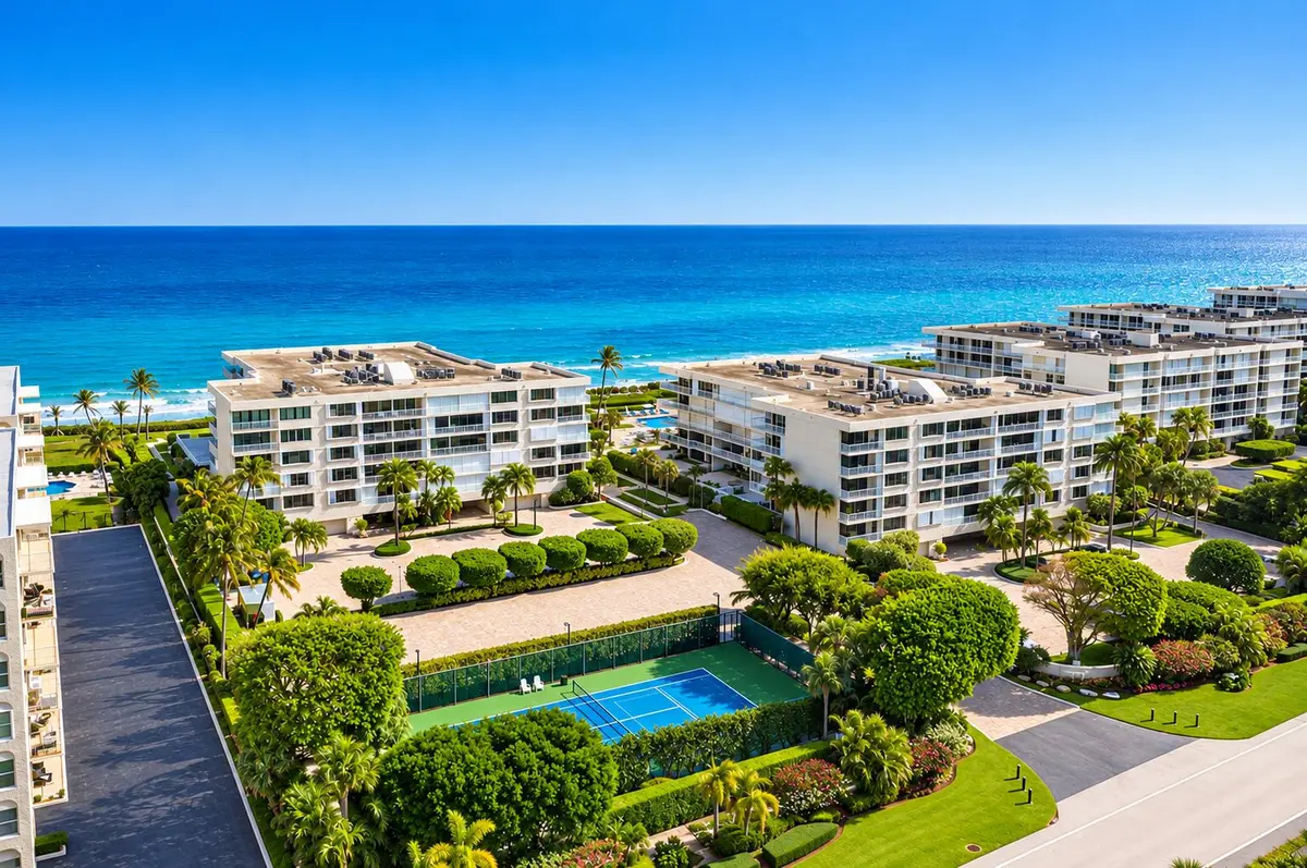 Aerial at 3250 S Ocean Boulevard 306S, Palm Beach