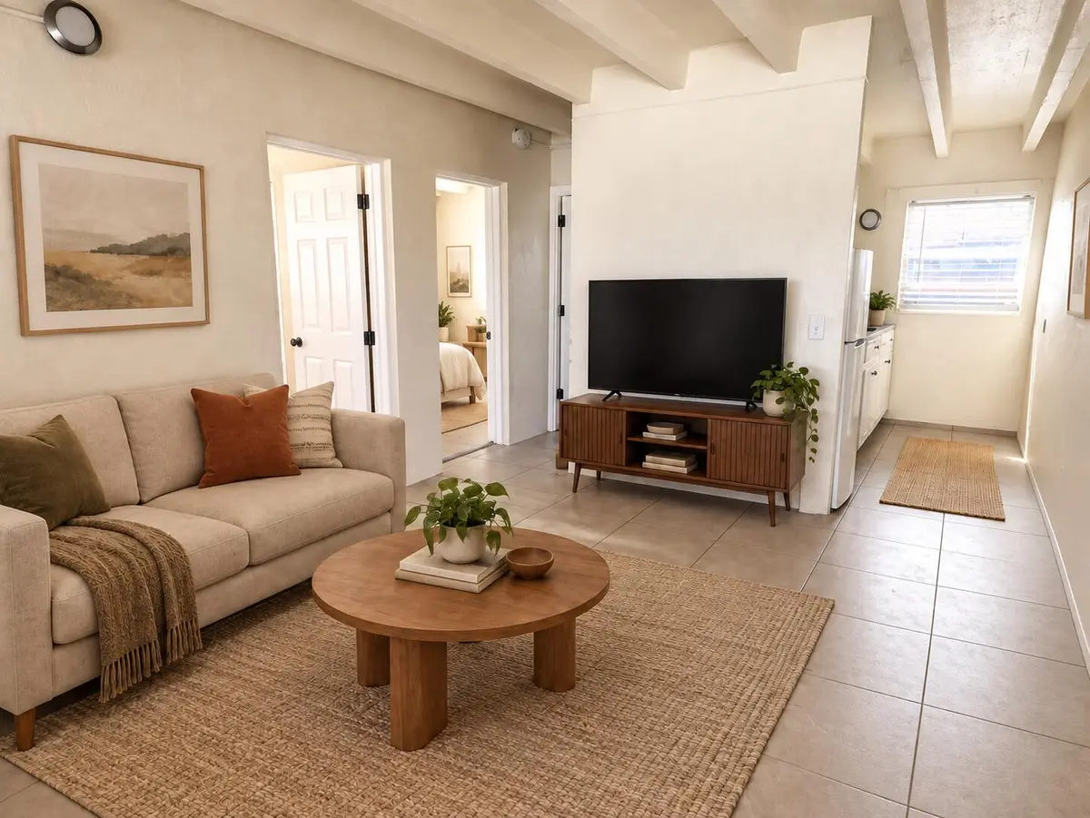 Living Room at 512 19th Street 4, West Palm Beach
