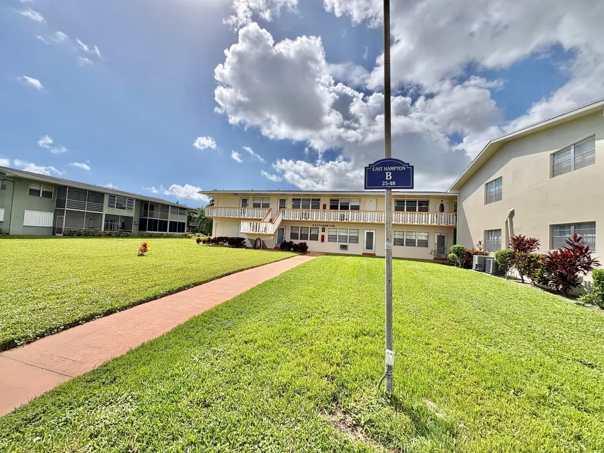 condo is on the 2nd floor at 47 EASTHAMPTON B, West Palm Beach