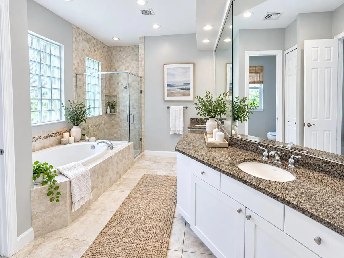 Reardon Master Bathroom Retreat at 9156 Pumpkin Ridge, Port St. Lucie