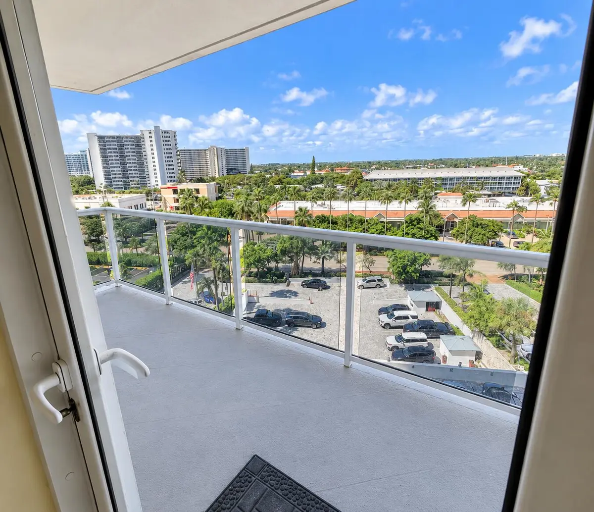 Access to the balcony at 3700 GALT OCEAN Drive 712, Fort Lauderdale