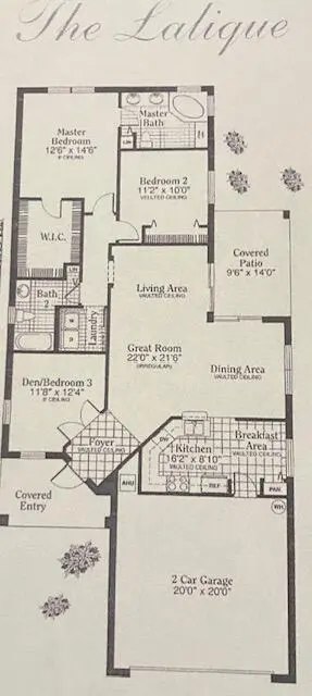 Floor Plan at 109 NW BAYCREST Court, Port St. Lucie