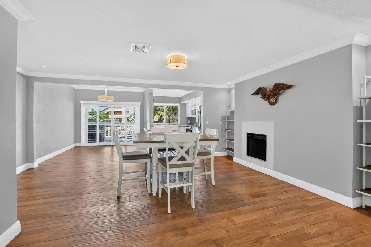 Living Room & Extended Seating Area at 2107 NE 44th Street, Lighthouse Point