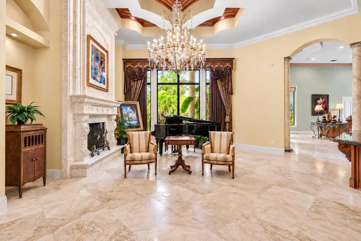 Formal Sitting Room at 7730 Woodsmuir Drive, West Palm Beach