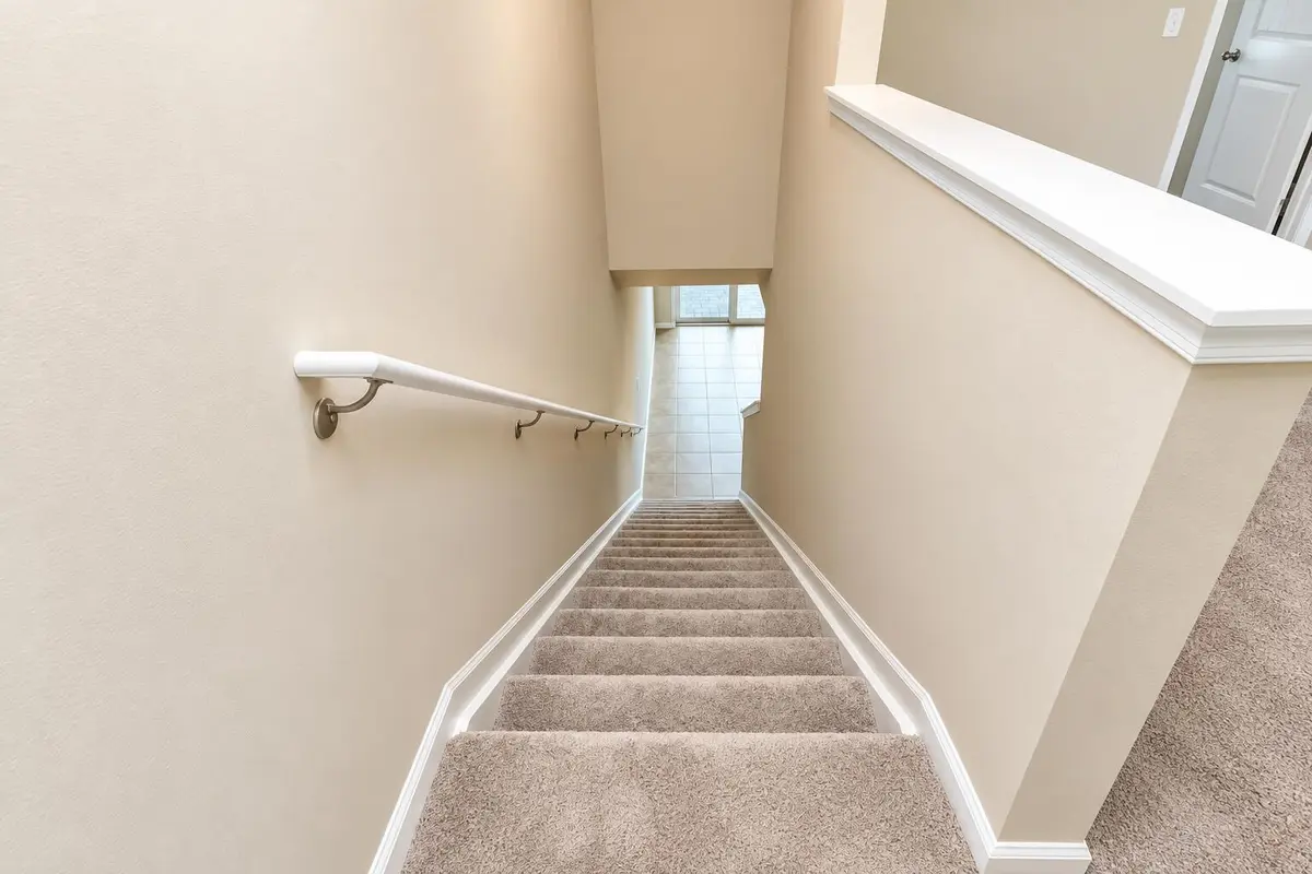 Modern Stairwell with Downward Perspecti at 5648 MENTMORE Drive, Mangonia Park